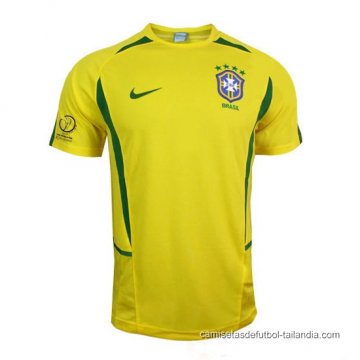 1ª Camiseta Brasil Retro 2002 1ª Camiseta Brasil Retro 2002