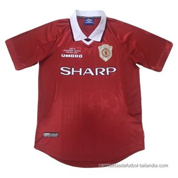 1ª Camiseta Manchester United Retro 1999-2000 1ª Camiseta Manchester United Retro 1999-2000
