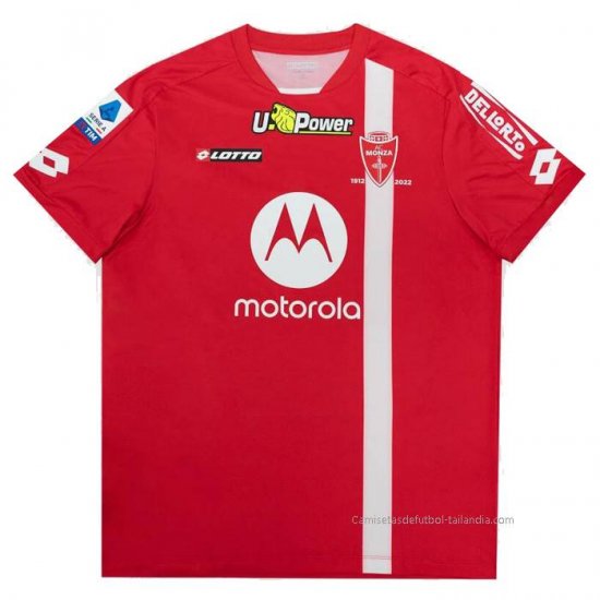 Tailandia 1ª Camiseta AC Monza 2022-2023 - Haga un click en la imagen para cerrar