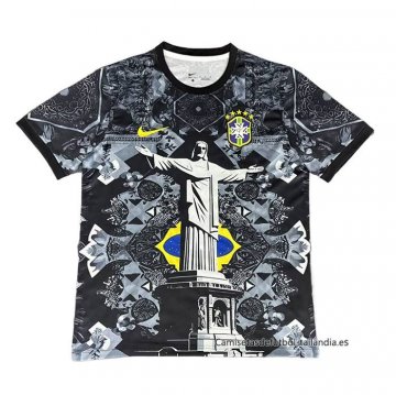Tailandia Camiseta Brasil Jesus 2025-2026 Negro Tailandia Camiseta Brasil Jesus 2025-2026 Negro