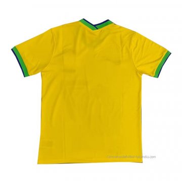 Tailandia Camiseta Brasil Pele Special 2022 Amarillo