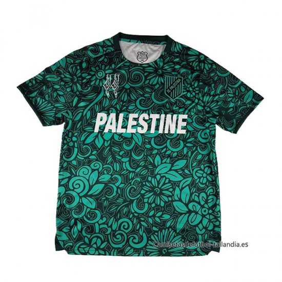 Tailandia Camiseta Palestina Special 2025-2026 Verde - Haga un click en la imagen para cerrar