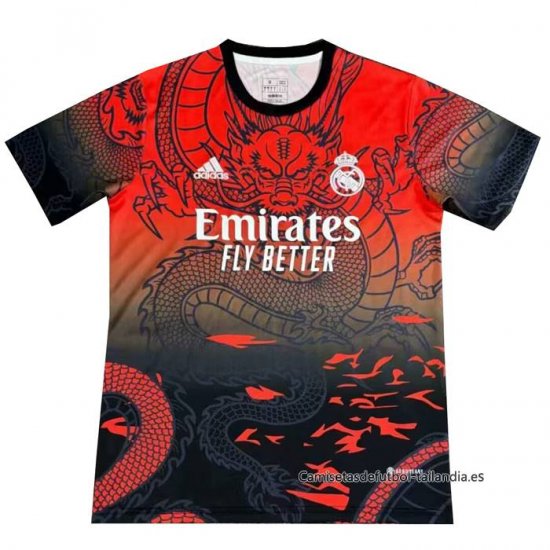 Tailandia Camiseta Real Madrid Dragon 2024-2025 Rojo - Haga un click en la imagen para cerrar