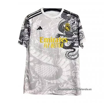 Tailandia Camiseta Real Madrid Dragon 2024-2025 Gris Tailandia Camiseta Real Madrid Dragon 2024-2025 Gris