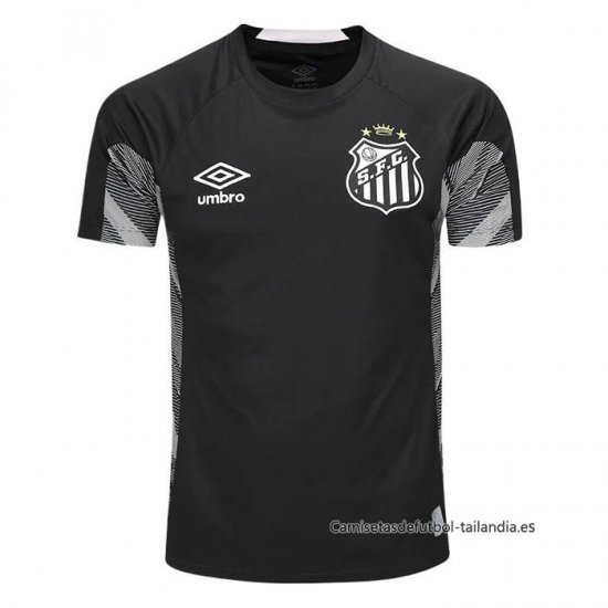 Tailandia Camiseta Santos Portero 2025 Negro - Haga un click en la imagen para cerrar