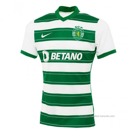 Tailandia 1ª Camiseta Sporting 2021-2022 - Haga un click en la imagen para cerrar