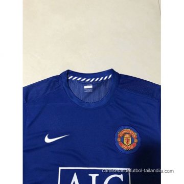 2ª Camiseta Manchester United Manga Larga Retro 2007-2008