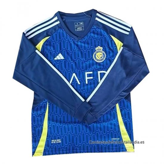 2ª Camiseta Al Nassr Manga Larga 2024-2025 - Haga un click en la imagen para cerrar