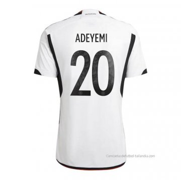 1ª Camiseta Alemania Jugador Adeyemi 2022 1ª Camiseta Alemania Jugador Adeyemi 2022