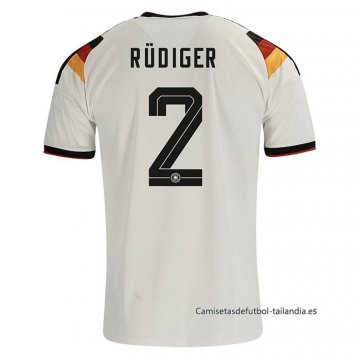1ª Camiseta Alemania Jugador Antonio Rudiger 2026
