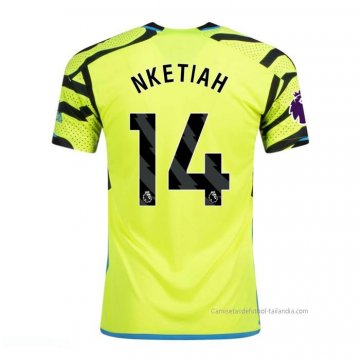 2ª Camiseta Arsenal Jugador Nketiah 2023-2024 2ª Camiseta Arsenal Jugador Nketiah 2023-2024