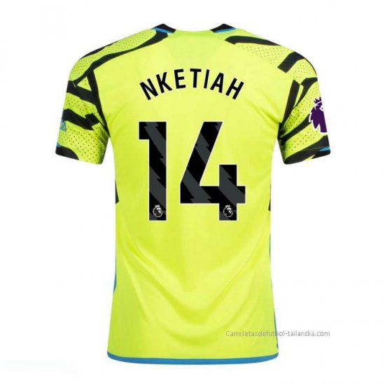 2ª Camiseta Arsenal Jugador Nketiah 2023-2024 - Haga un click en la imagen para cerrar