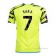 2ª Camiseta Arsenal Jugador Saka 2023-2024