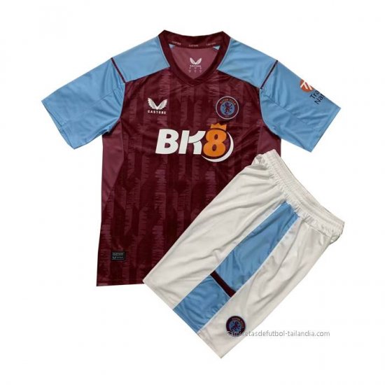 1ª Camiseta Aston Villa Nino 2023-2024 - Haga un click en la imagen para cerrar