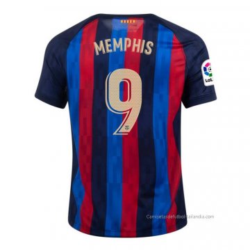1ª Camiseta Barcelona Jugador Memphis 2022-2023 1ª Camiseta Barcelona Jugador Memphis 2022-2023