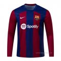 1ª Camiseta Barcelona Manga Larga 2023-2024
