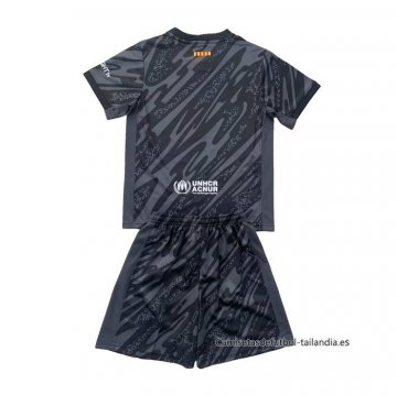 3ª Camiseta Barcelona Portero Nino 2024-2025