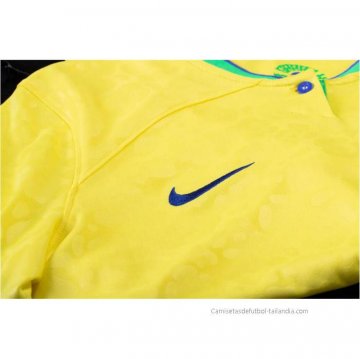 1ª Camiseta Brasil Mujer 2022