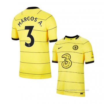 2ª Camiseta Chelsea Jugador Marcos A. 2021-2022 2ª Camiseta Chelsea Jugador Marcos A. 2021-2022