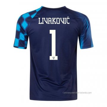 2ª Camiseta Croacia Jugador Livakovic 2022 2ª Camiseta Croacia Jugador Livakovic 2022