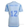 2ª Camiseta Espana Jugador Ansu Fati 2022