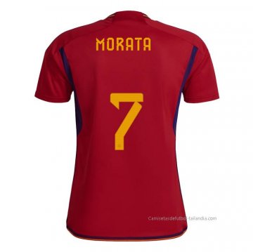 1ª Camiseta Espana Jugador Morata 2022