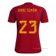 1ª Camiseta Espana Jugador Unai Simon 2022