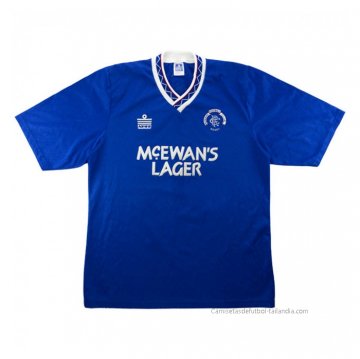 1ª Camiseta Glasgow Rangers Retro 1990-1992 1ª Camiseta Glasgow Rangers Retro 1990-1992