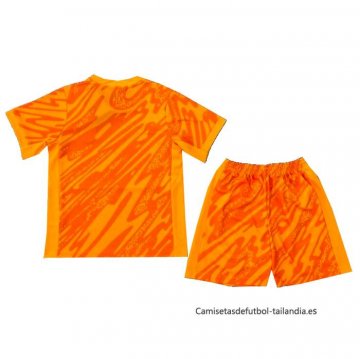 Camiseta Inglaterra Portero Nino 2024 Naranja