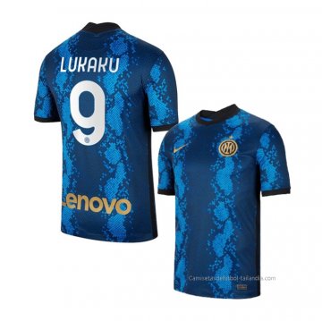 1ª Camiseta Inter Milan Jugador Lukaku 2021-2022 1ª Camiseta Inter Milan Jugador Lukaku 2021-2022