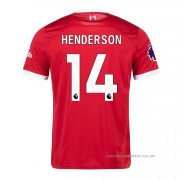 1ª Camiseta Liverpool Jugador Henderson 2023-2024 1ª Camiseta Liverpool Jugador Henderson 2023-2024