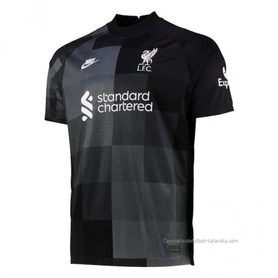 Camiseta Liverpool Portero 2021-2022 Negro - Haga un click en la imagen para cerrar