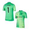 Camiseta Liverpool Portero Jugador A.Becker 2021-2022 Verde Camiseta Liverpool Portero Jugador A.Becker 2021-2022 Verde