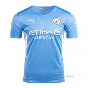 1ª Camiseta Manchester City Authentic 2021-2022 1ª Camiseta Manchester City Authentic 2021-2022