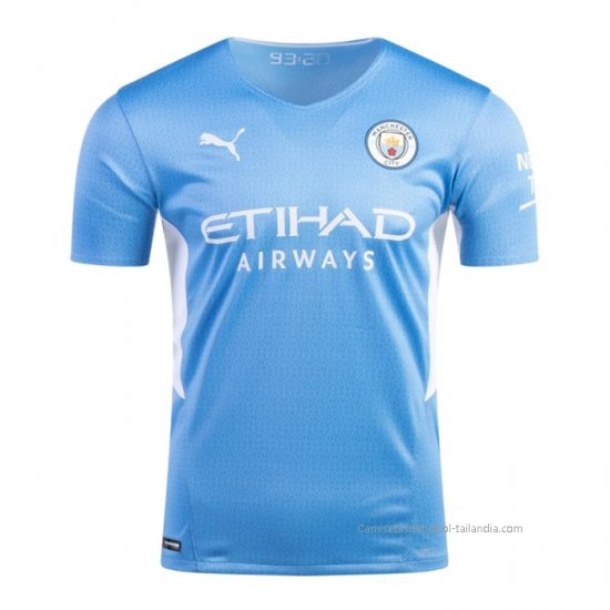 1ª Camiseta Manchester City Authentic 2021-2022 - Haga un click en la imagen para cerrar