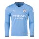 1ª Camiseta Manchester City Manga Larga 2024-2025 (2XL-4XL)