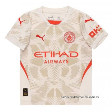 3ª Camiseta Manchester City Portero Nino 2024-2025