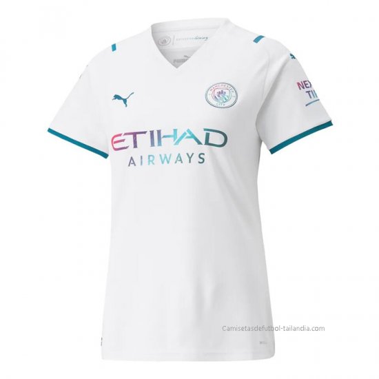 2ª Camiseta Manchester City Mujer 2021-2022 - Haga un click en la imagen para cerrar
