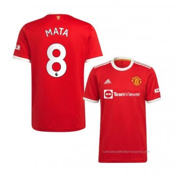 1ª Camiseta Manchester United Jugador Mata 2021-2022 1ª Camiseta Manchester United Jugador Mata 2021-2022