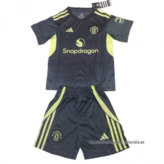 2ª Camiseta Manchester United Portero Nino 2025-2026 - Haga un click en la imagen para cerrar