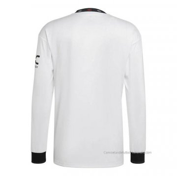 2ª Camiseta Manchester United Manga Larga 2022-2023