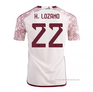 2ª Camiseta Mexico Jugador H.Lozano 2022