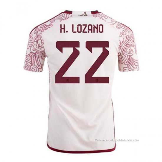 2ª Camiseta Mexico Jugador H.Lozano 2022 - Haga un click en la imagen para cerrar