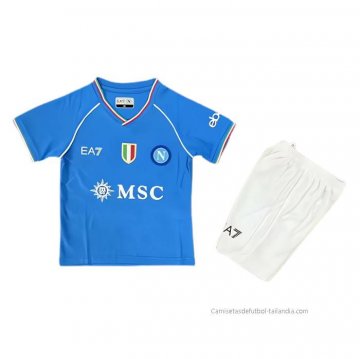 1ª Camiseta Napoli Nino 2023-2024 1ª Camiseta Napoli Nino 2023-2024