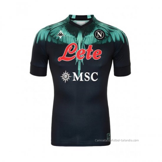Camiseta Napoli Portero Kappa x Marcelo Burlon 2021 - Haga un click en la imagen para cerrar