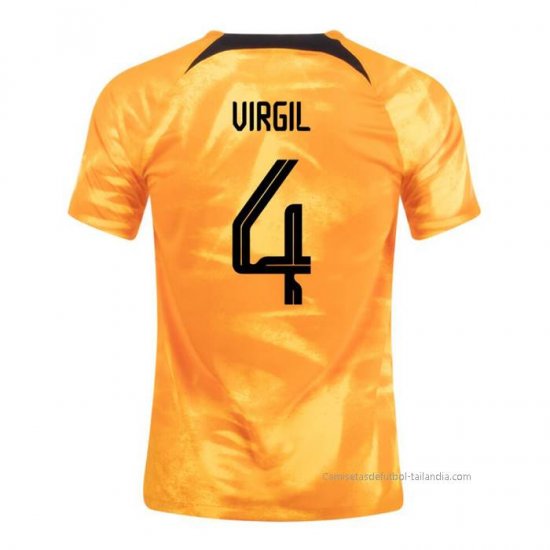 1ª Camiseta Paises Bajos Jugador Virgil 2022 - Haga un click en la imagen para cerrar
