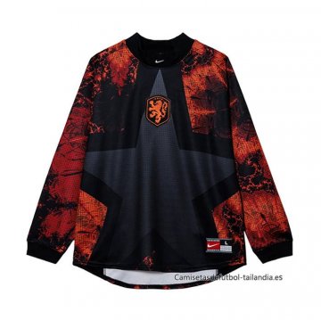 Camiseta Paises Bajos Portero Manga Larga 2025