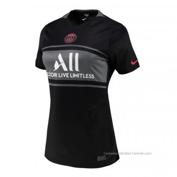 3ª Camiseta Paris Saint-Germain Mujer 2021-2022 3ª Camiseta Paris Saint-Germain Mujer 2021-2022