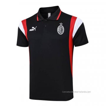 Camiseta Polo del AC Milan 2023-2024 Negro Camiseta Polo del AC Milan 2023-2024 Negro