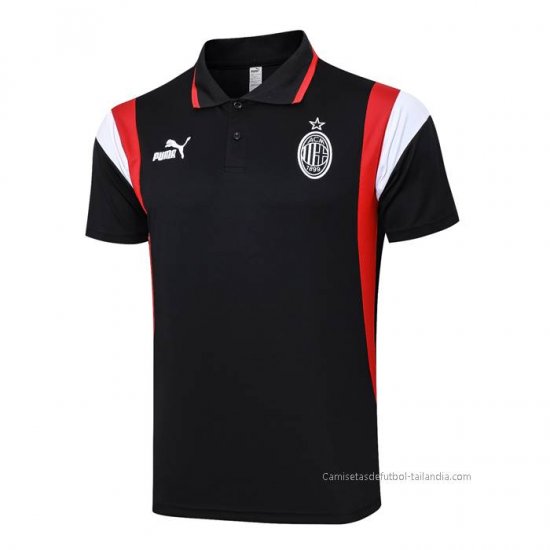 Camiseta Polo del AC Milan 2023-2024 Negro - Haga un click en la imagen para cerrar
